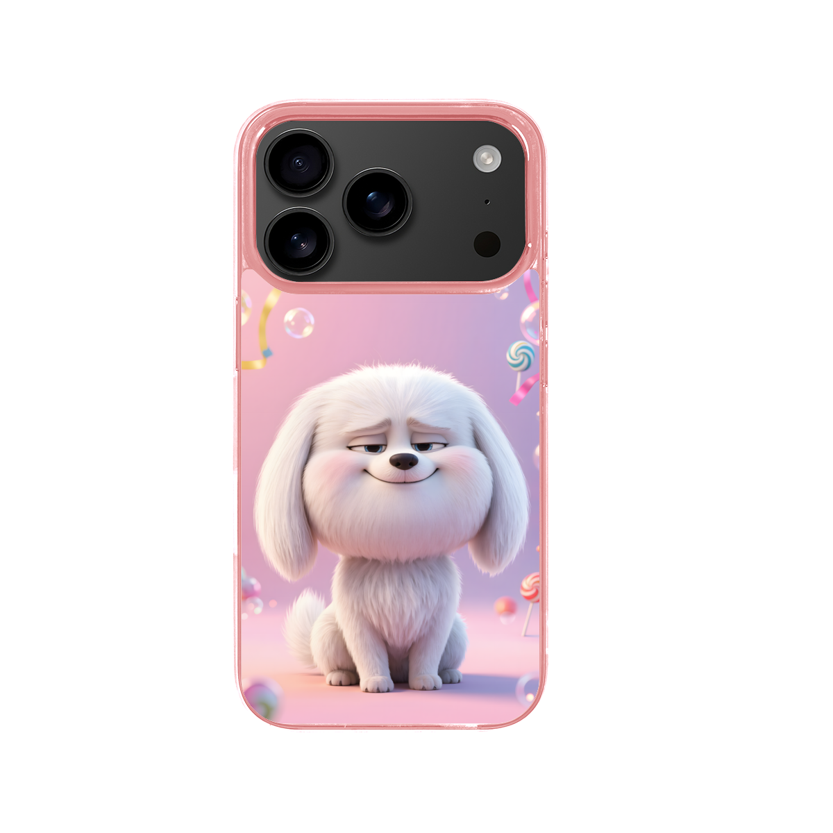 The Puffy Rice-Cake Samoyed - Phone Case for iPhone 17 Pro