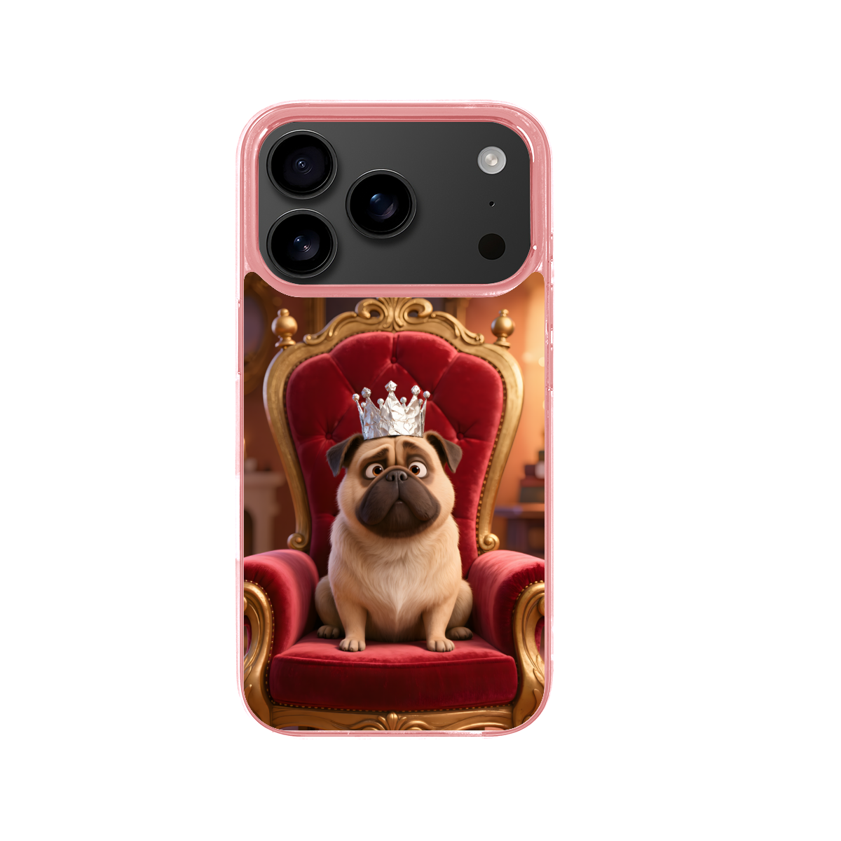The Improvised Royal Dog King - Phone Case for iPhone 17 Pro