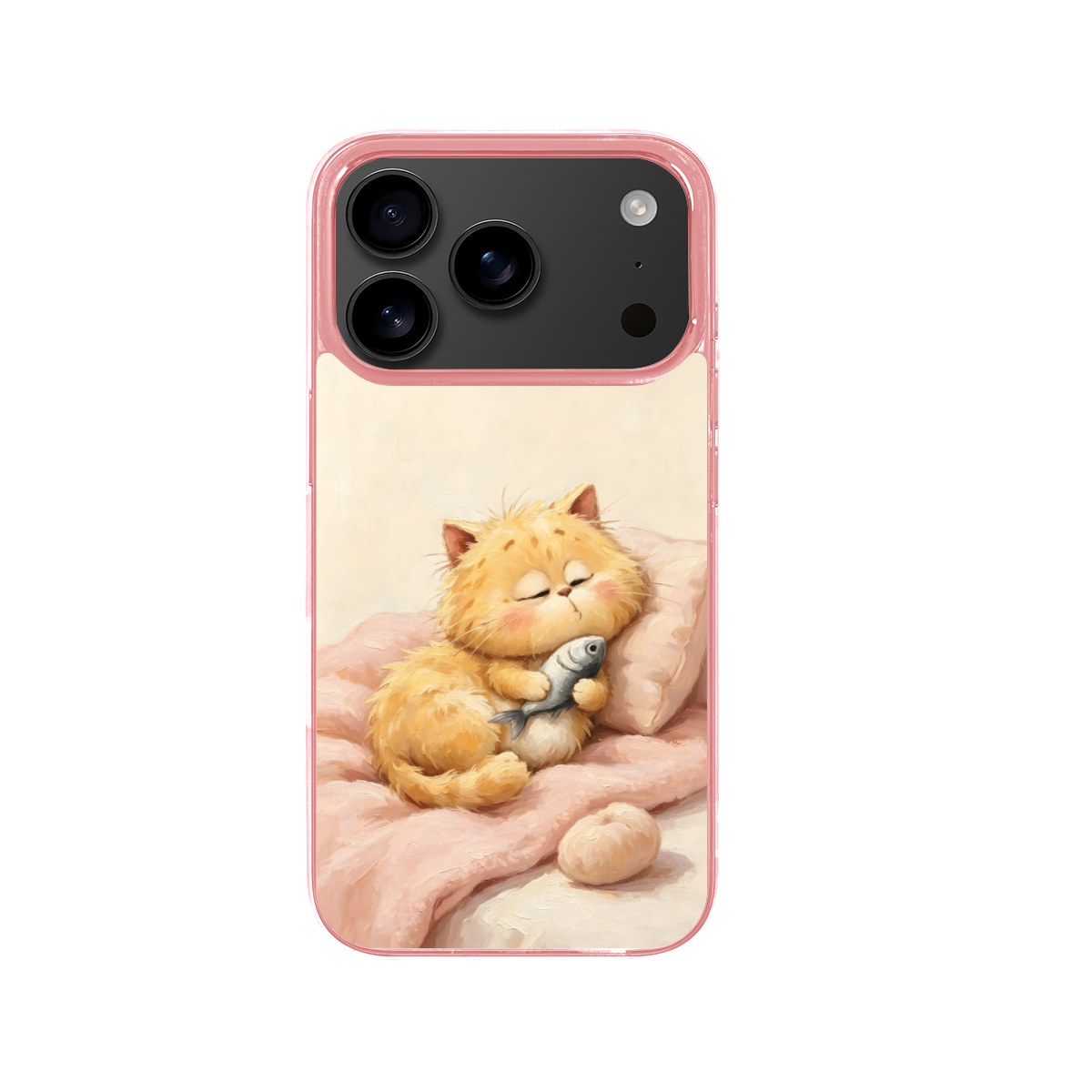 A well-fed cat Phone Case for iPhone 17 Pro