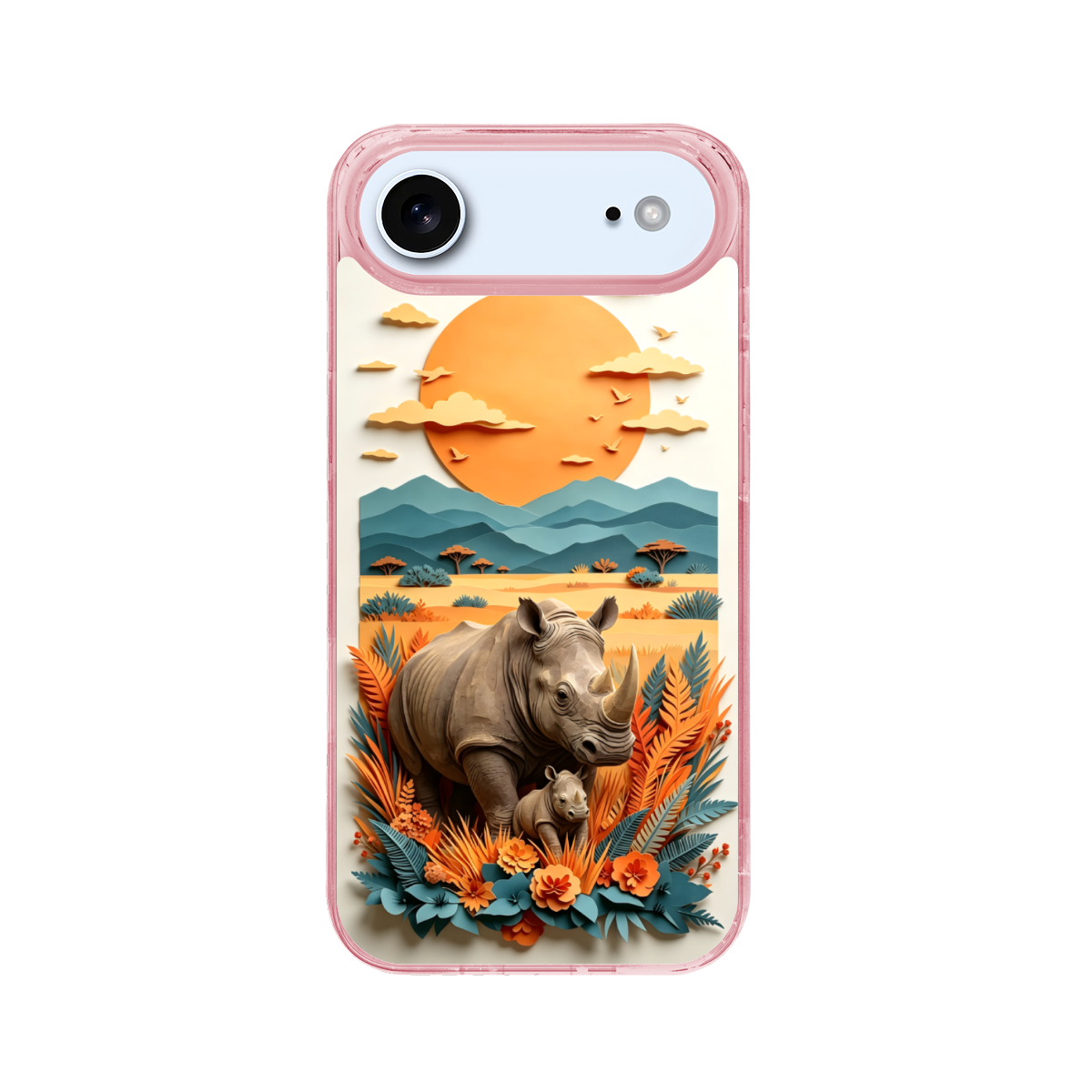 3D Paper Cut Phone Case for iPhone 17 Air