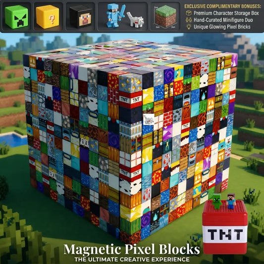 Custom Magnetic Pixel Blocks – Pick Your Pieces