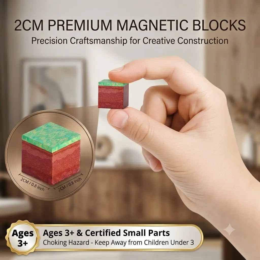 Custom Magnetic Pixel Blocks – Pick Your Pieces