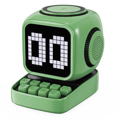 CUSYOU Zenith Station: 5-in-1 Mag-Safe Charging Hub, Hi-Fi Bluetooth Speaker & Sleep Therapy Alarm Clock