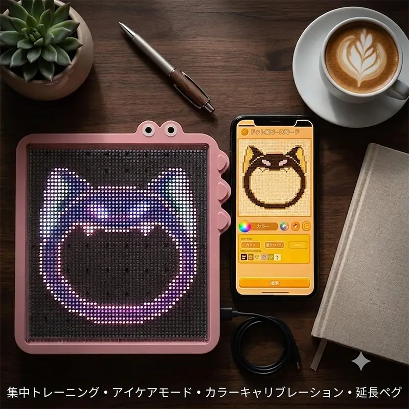 CUSYOU™ PixlBoard | スマートアプリ制御LEDビーズパズルキット