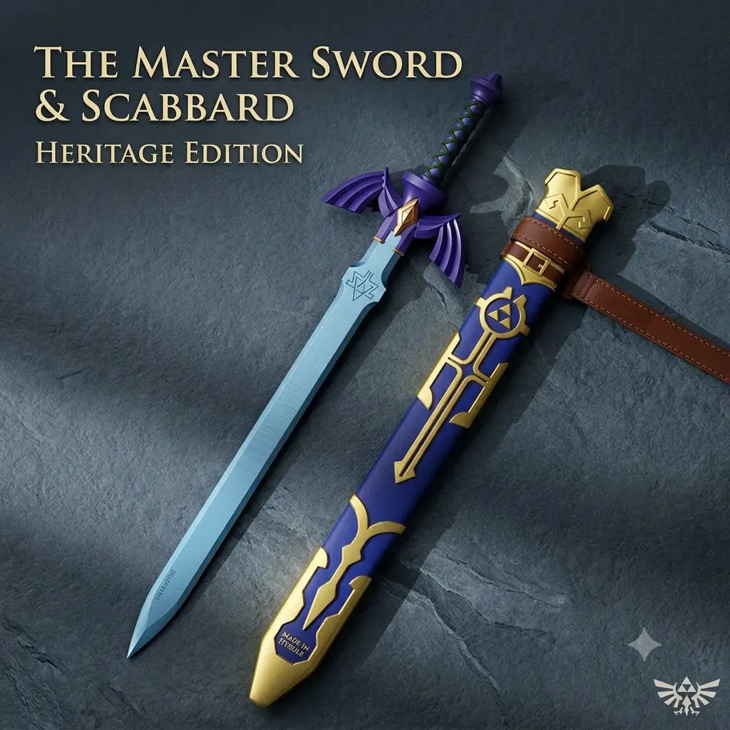The Legend of Zelda Master Sword Replica – 1:1 Premium Premium PU Foam Prop for Cosplay & Display
