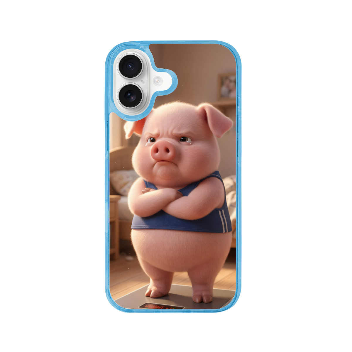 The Diet-Obsessed Piglet Phone Case for iPhone 17