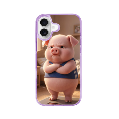 The Diet-Obsessed Piglet Phone Case for iPhone 17