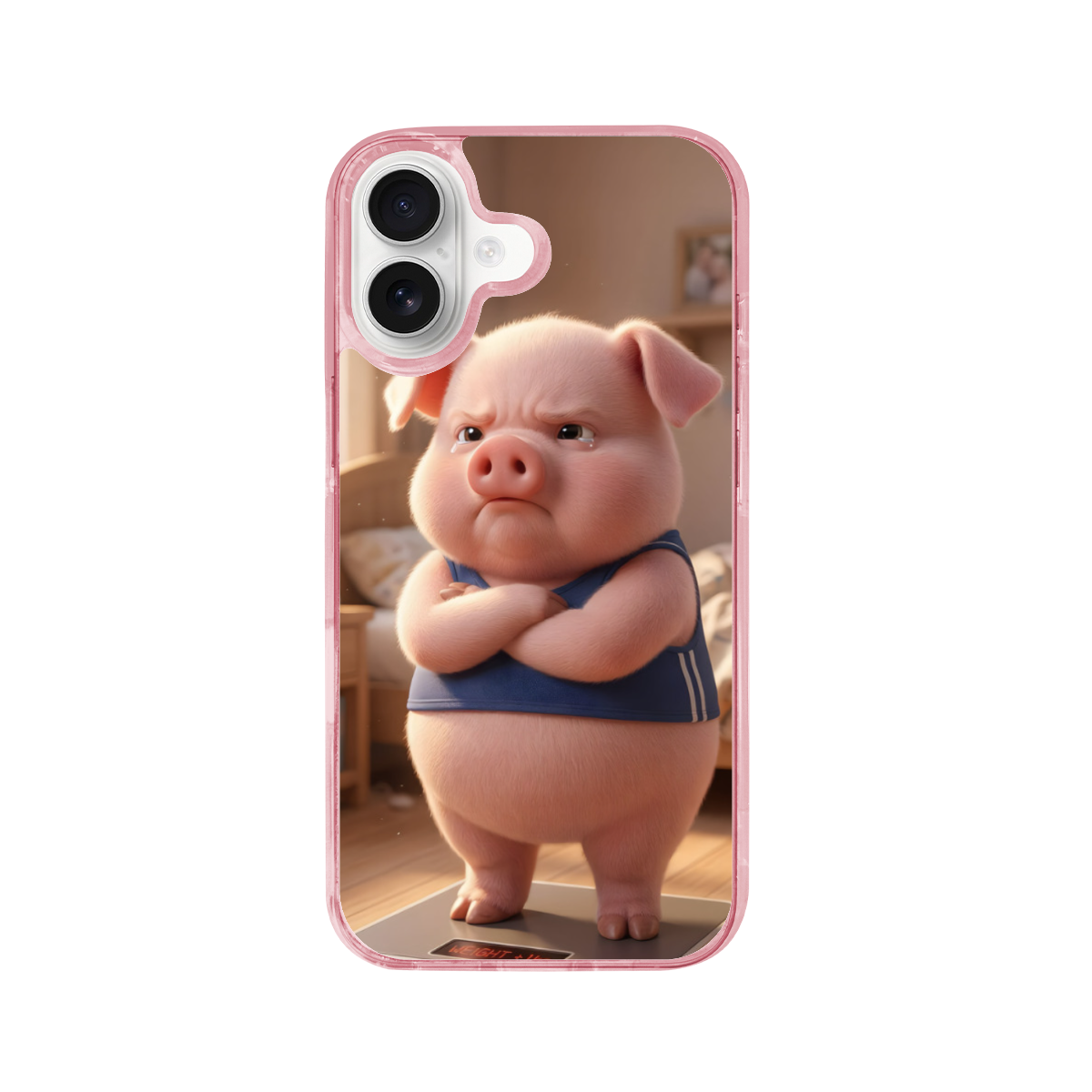 The Diet-Obsessed Piglet Phone Case for iPhone 17