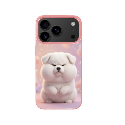 The Puffy Rice-Cake Samoyed - Phone Case for iPhone 17 Pro