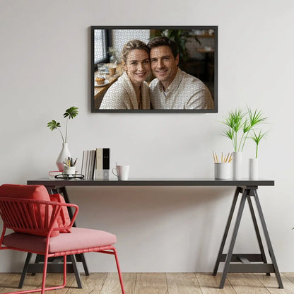 Custom Photo Puzzle - Personalized Wooden Jigsaw Puzzle from Your Picture - Unique Gift for Couples, Anniversary, Family, Birthday