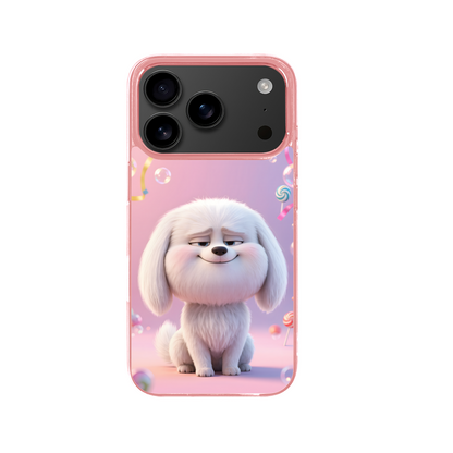 The Puffy Rice-Cake Samoyed - Phone Case for iPhone 17 Pro