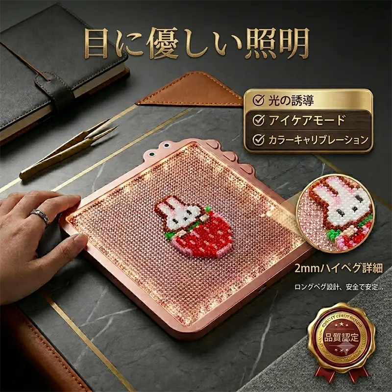 CUSYOU™ PixlBoard | スマートアプリ制御LEDビーズパズルキット