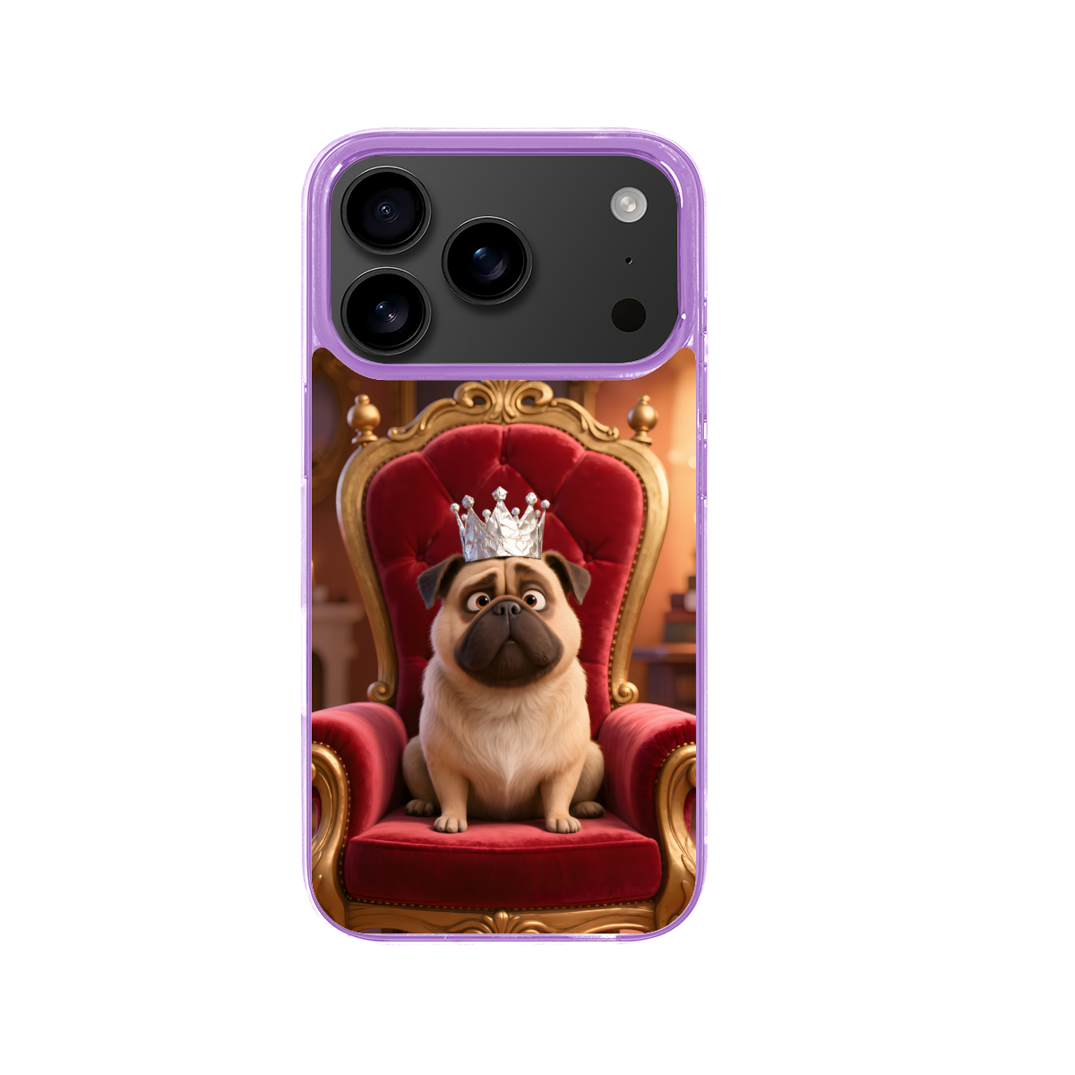 The Improvised Royal Dog King - Phone Case for iPhone 17 Pro