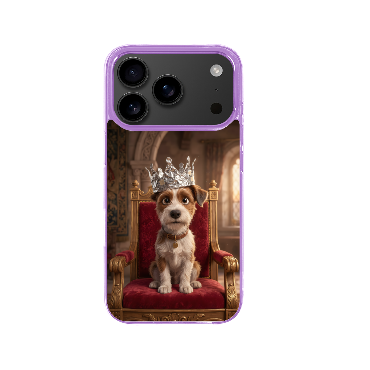 The Improvised Royal Dog King - Phone Case for iPhone 17 Pro