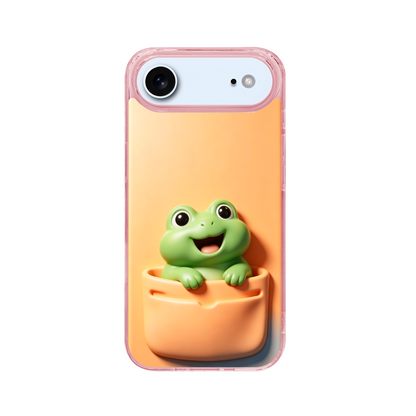 3D Illusion Frog Phone Case for iPhone 17 Air