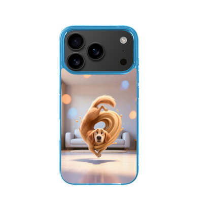 The Epic Yoga Fail Golden Retriever - Phone Case for iPhone 17 Pro