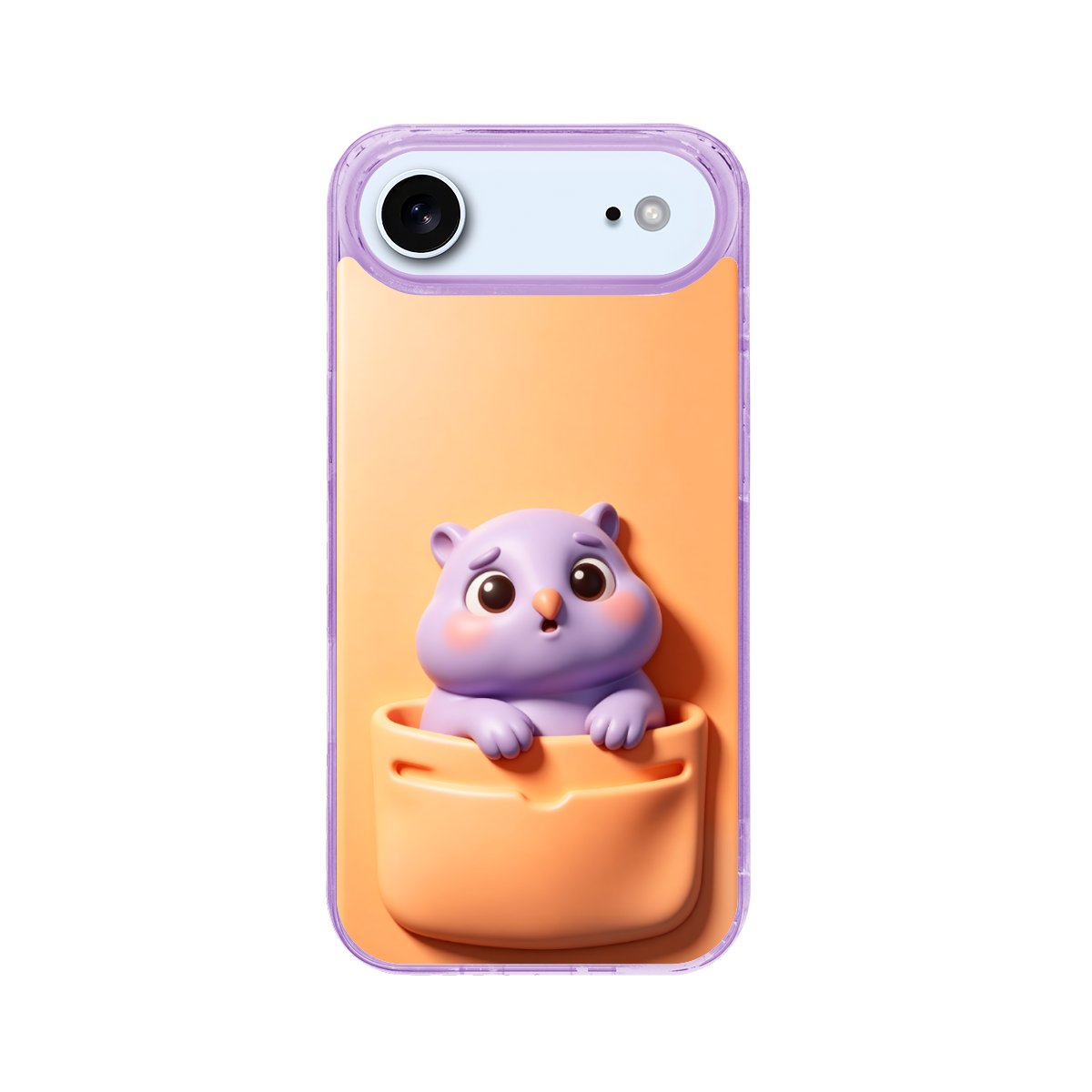 3D Illusion Little Monster Phone Case for iPhone 17 Air