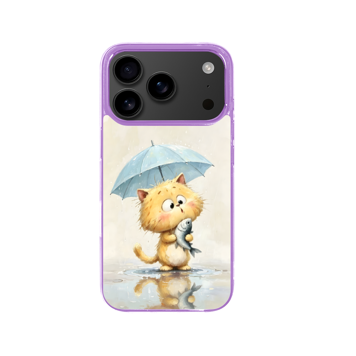 A well-fed cat  Phone Case for iPhone 17 Pro