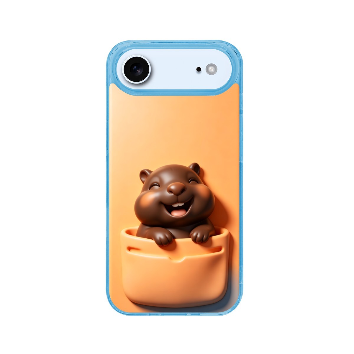 3D Illusion Capybara Phone Case for iPhone 17 Air