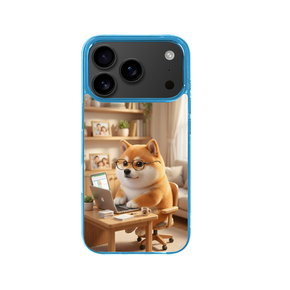 The Overworked Corporate Dog - Phone Case for iPhone 17 Pro