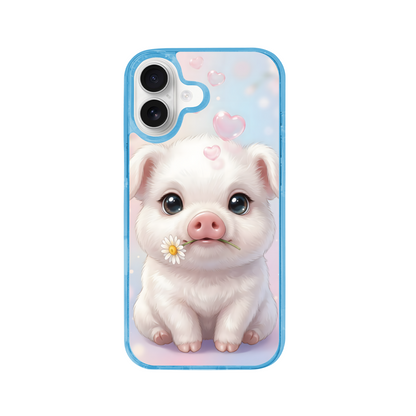 The Pure-Hearted Romantic Pig Phone Case for iPhone 17