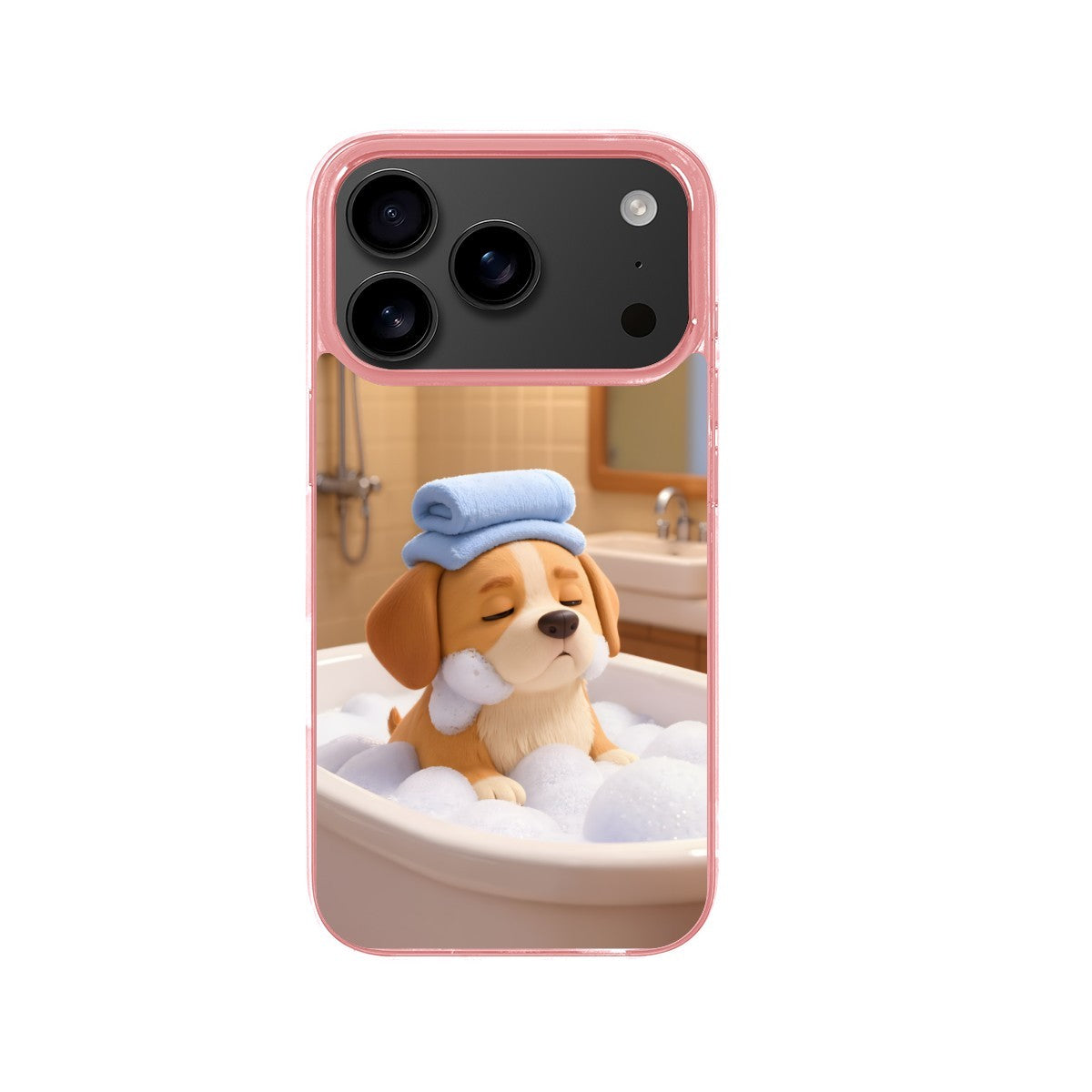 The Deep-Thinking Bath Dog - Phone Case for iPhone 17 Pro